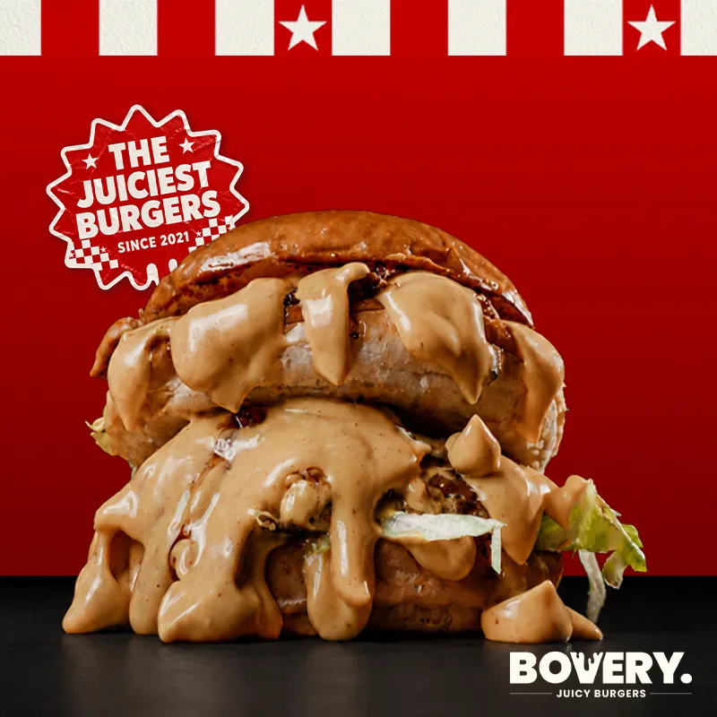 THE BELLY BUSTER BURGER