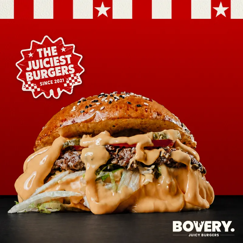 THE CHEDDARY BURGER