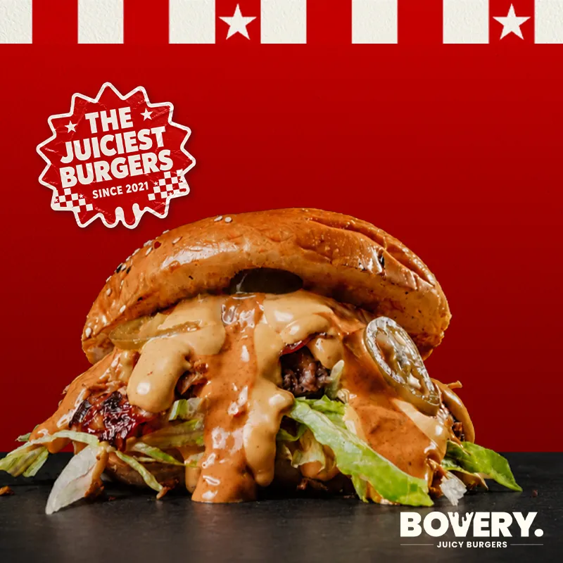 THE SPICY LAVA BLAST BURGER